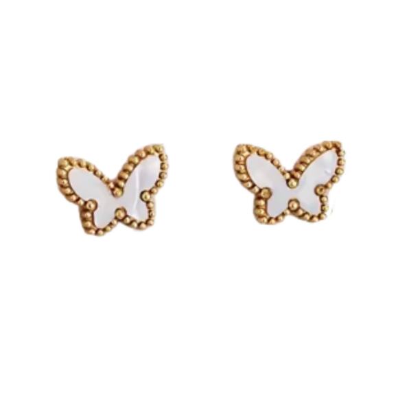 RETAIL $25  Kinsley Armelle Kalysa Collection Perla Butterfly Earrings - Picture 1 of 1